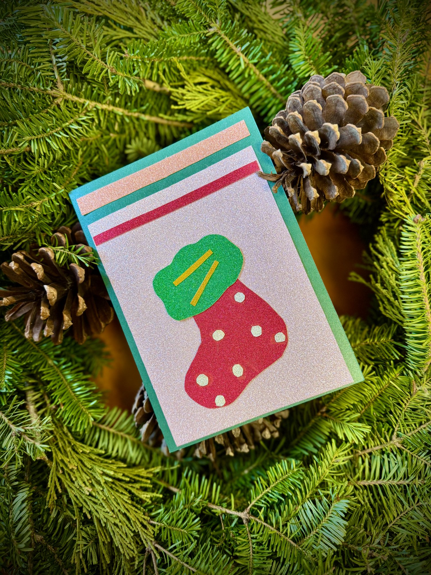 Calligraphy Merry Christmas card